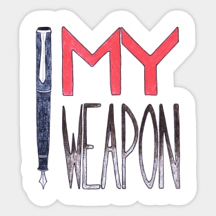 My weapon Sticker